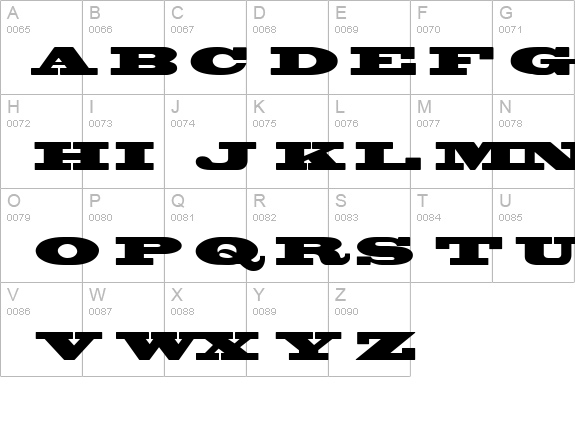 Blackoak Black details - Free Fonts at FontZone.net