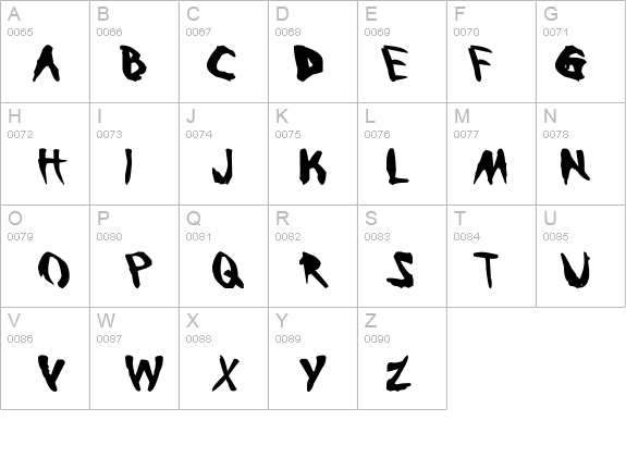 Bleeding Trough details - Free Fonts at FontZone.net