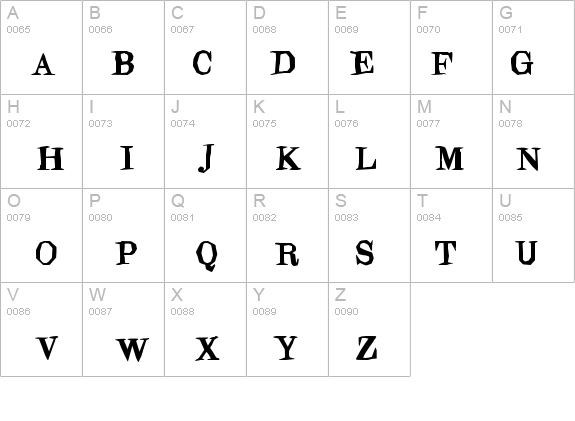 Blindfold details - Free Fonts at FontZone.net