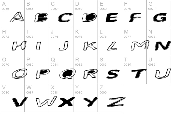 Bloated details - Free Fonts at FontZone.net