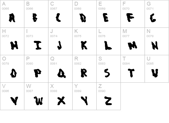 Blob details - Free Fonts at FontZone.net