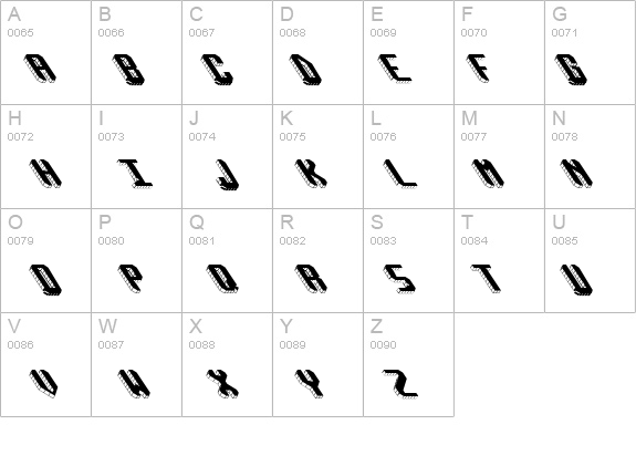 Block Tilt (BRK) details - Free Fonts at FontZone.net