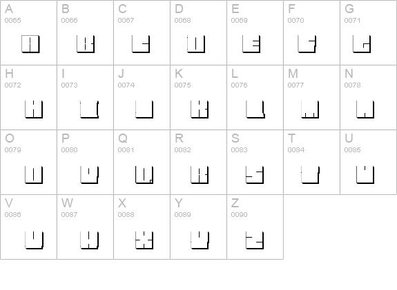 Blockman-outlined details - Free Fonts at FontZone.net