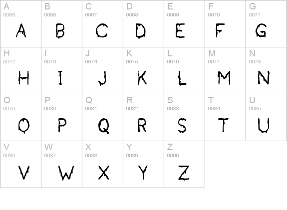 Bloodgutter 99 details - Free Fonts at FontZone.net