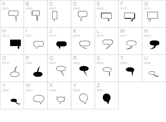 BlurbBats details - Free Fonts at FontZone.net