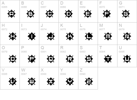 BM ruby A12 details - Free Fonts at FontZone.net