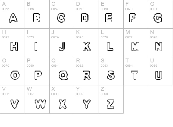 BN-Outer Line details - Free Fonts at FontZone.net