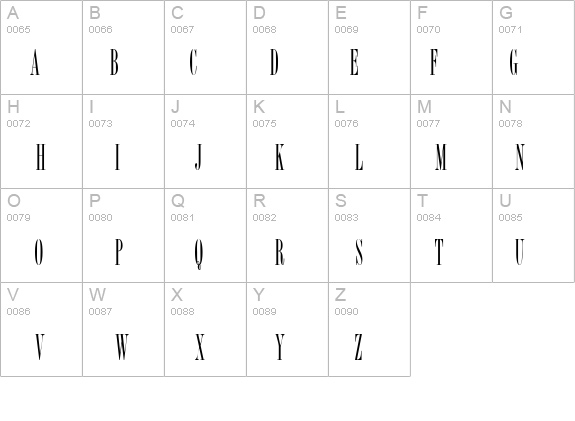 BodanoDB Normal details - Free Fonts at FontZone.net