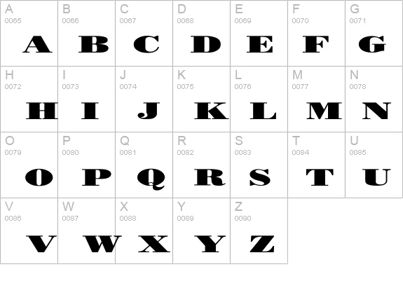 BODIDLYbold Extended details - Free Fonts at FontZone.net