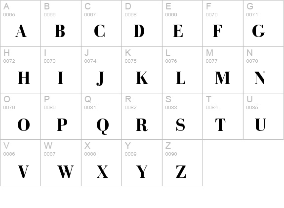 BodoniCyrillicFWF Bold details - Free Fonts at FontZone.net