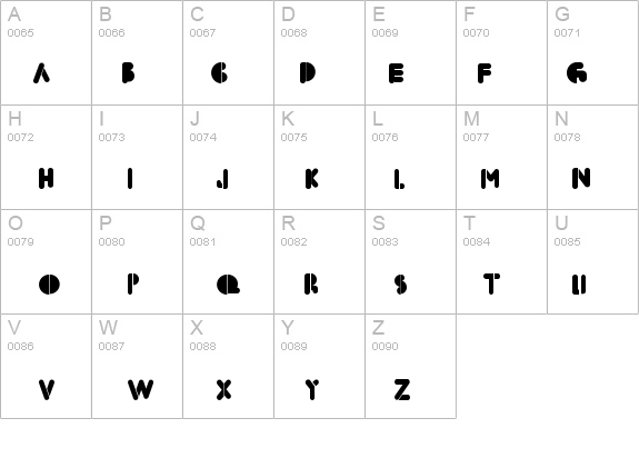 BoldFace StencilRegular details - Free Fonts at FontZone.net