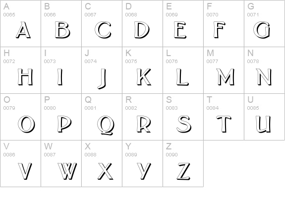 Bolton Sans Embossed details - Free Fonts at FontZone.net