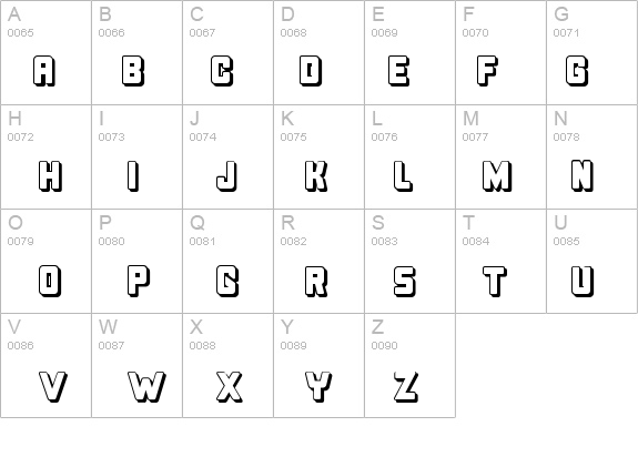 Bonk Offset details - Free Fonts at FontZone.net