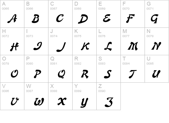 BonnardFLF details - Free Fonts at FontZone.net