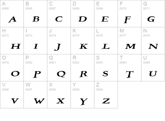 Booter - One Five details - Free Fonts at FontZone.net