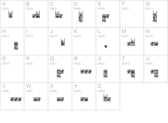 Borders-Karnak details - Free Fonts at FontZone.net