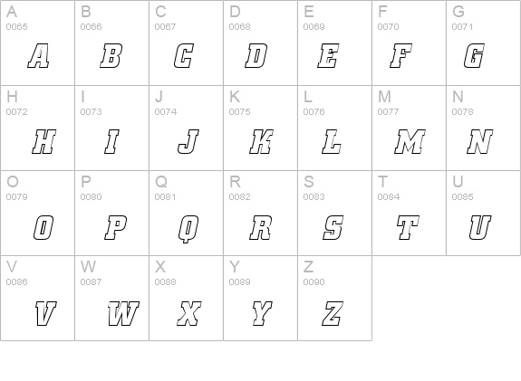 Borghs-Hollow Italic details - Free Fonts at FontZone.net