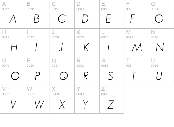 Bougan SSi Italic details - Free Fonts at FontZone.net