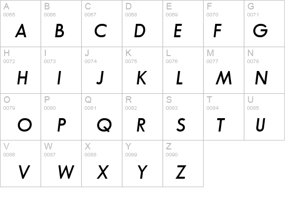 Bougan SSi Semi Bold Italic details - Free Fonts at FontZone.net