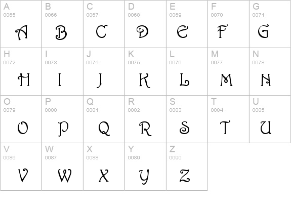 Bouquet details - Free Fonts at FontZone.net