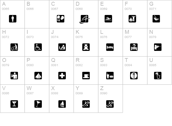 BOUTON International Symbols details - Free Fonts at FontZone.net