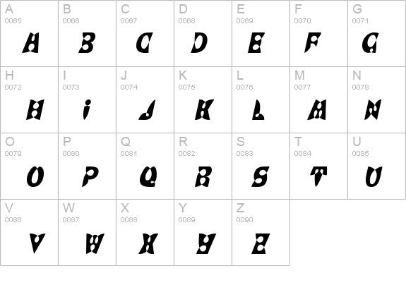 BrashDisplayCaps Italic details - Free Fonts at FontZone.net