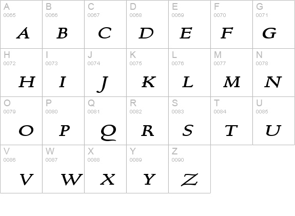 Bravo-Extended Bold Italic details - Free Fonts at FontZone.net