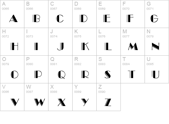 BravoEngraved details - Free Fonts at FontZone.net