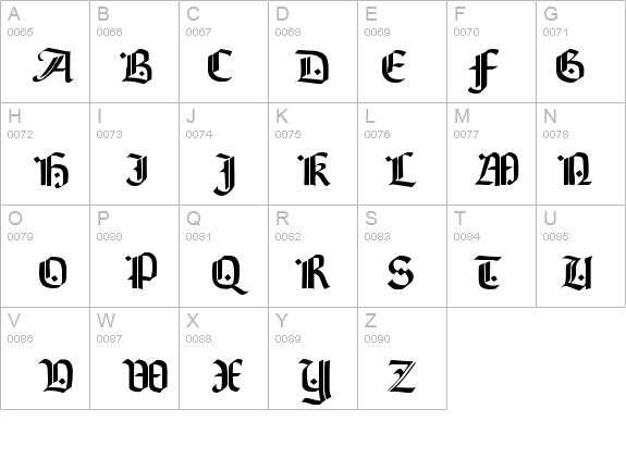 Brinkmann AH details - Free Fonts at FontZone.net