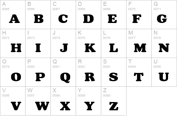 Broadside-Extended Normal details - Free Fonts at FontZone.net