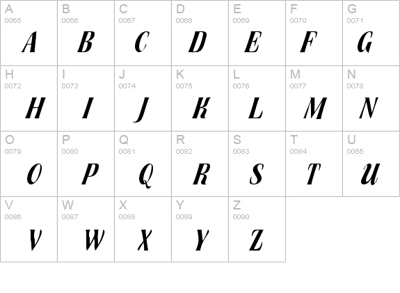 Brochure T. details - Free Fonts at FontZone.net