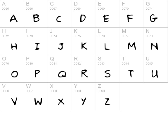 BrodysHand Regular details - Free Fonts at FontZone.net