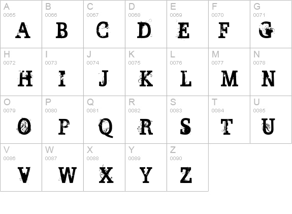 BROKEN GHOST details - Free Fonts at FontZone.net