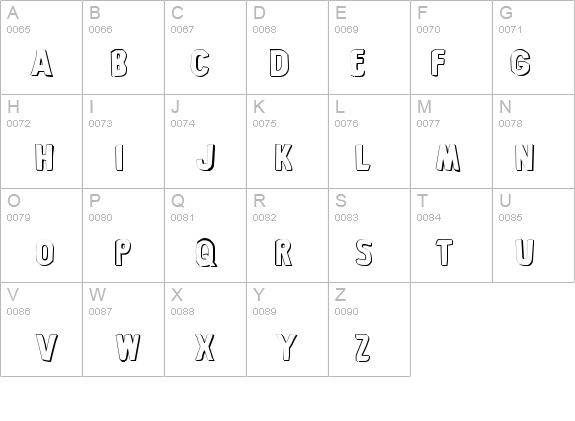 Bronic Shadow details - Free Fonts at FontZone.net
