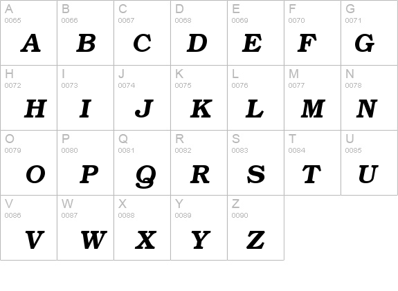 Brooklyn Bold Italic details - Free Fonts at FontZone.net