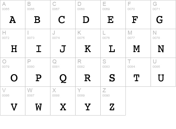 Brougham Bold details - Free Fonts at FontZone.net