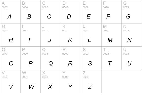 Browa Italic details - Free Fonts at FontZone.net