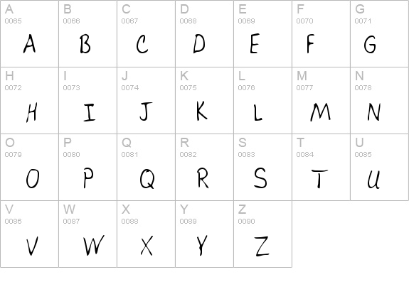 BrucesHand Regular details - Free Fonts at FontZone.net