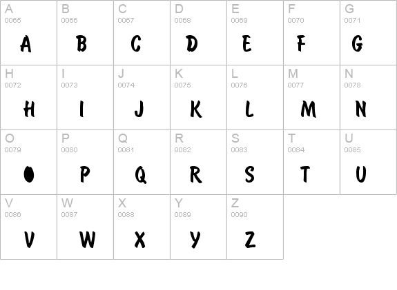 BrushType-SemiBoldA details - Free Fonts at FontZone.net