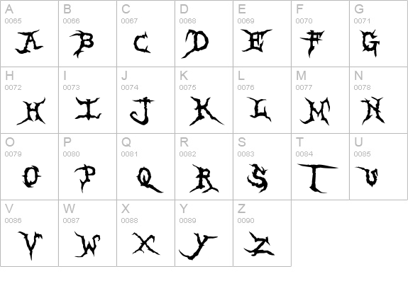 Brutal Tooth details - Free Fonts at FontZone.net