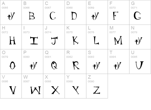 BT Bong Blasted Aliens Trial  TRIAL VERSION details - Free Fonts at FontZone.net