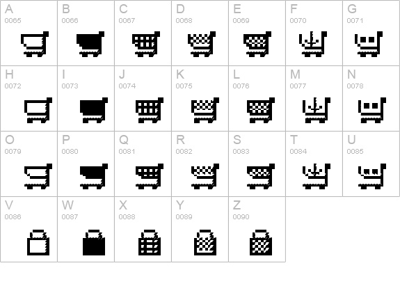 btd Cart-O-Grapher (bitmap) details - Free Fonts at FontZone.net