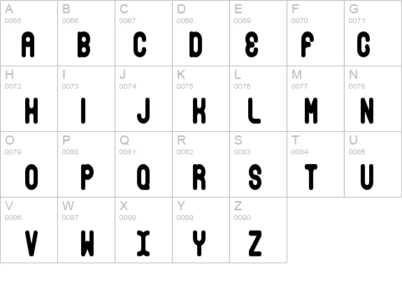 Bubble Club Condensed details - Free Fonts at FontZone.net