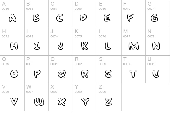 Bubble Gum RockA details - Free Fonts at FontZone.net