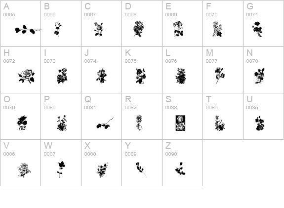 Buds and Blossoms details - Free Fonts at FontZone.net