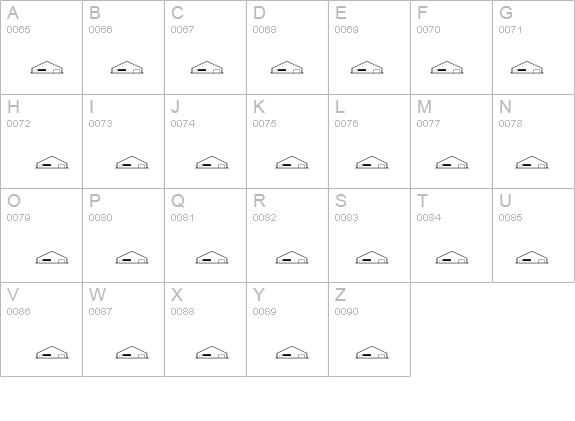 Buildings details - Free Fonts at FontZone.net