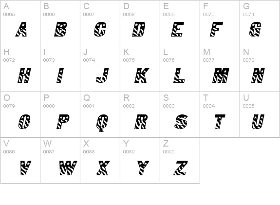 Bunting 1 Italic details - Free Fonts at FontZone.net