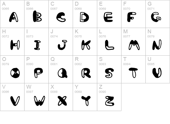 bw details - Free Fonts at FontZone.net