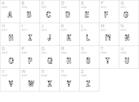 By Starlight details - Free Fonts at FontZone.net