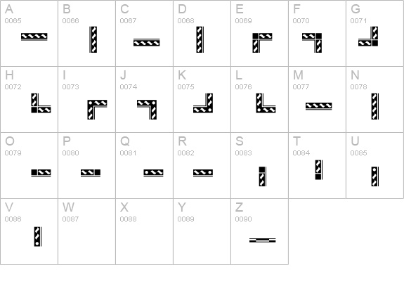 ByDesign Borders1 details - Free Fonts at FontZone.net